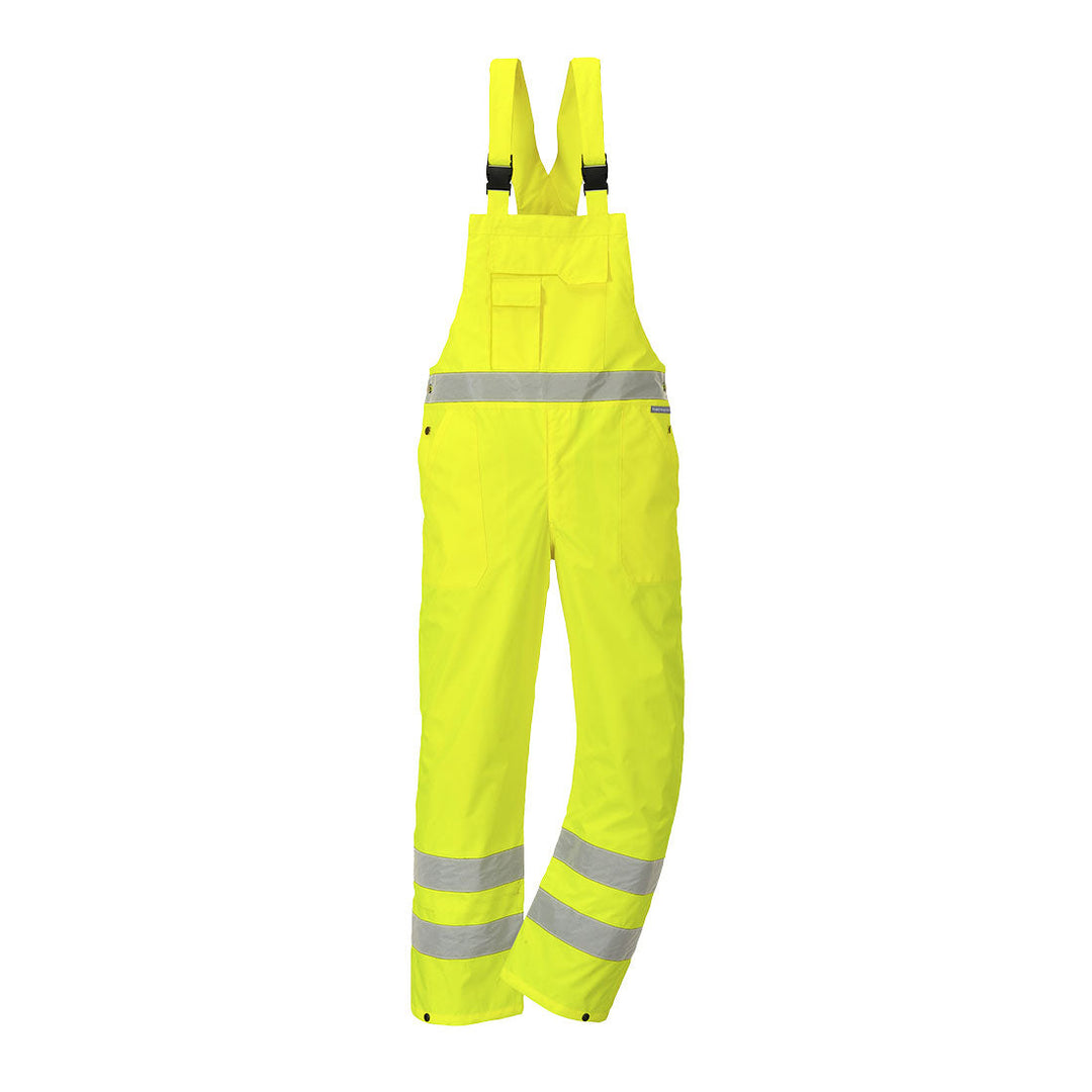 Portwest S388 Hi Vis Bib & Brace - Unlined 1#colour_yellow 2#colour_yellow