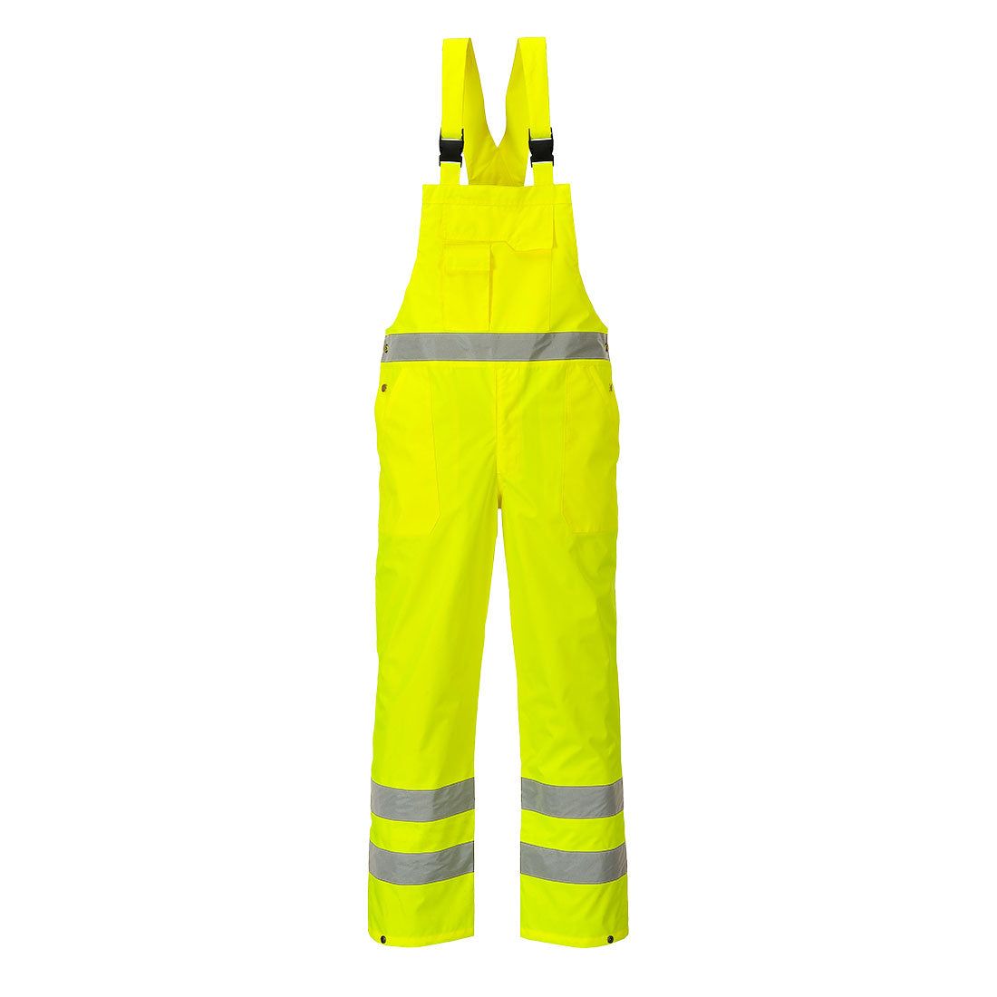 Portwest S388 Hi Vis Bib & Brace - Unlined 1#colour_yellow 2#colour_yellow 3#colour_yellow