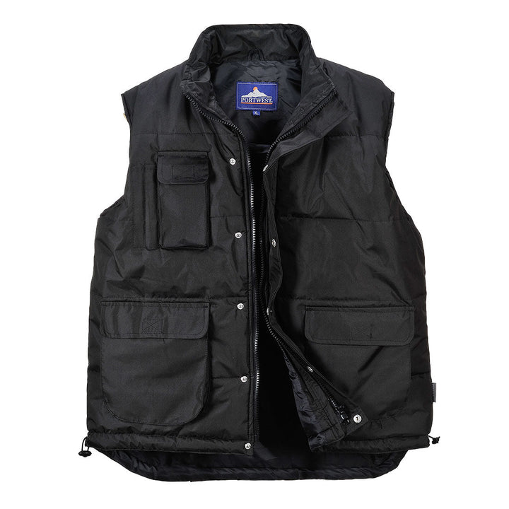 Portwest S415 Classic Bodywarmer 1#colour_black 2#colour_black 3#colour_black