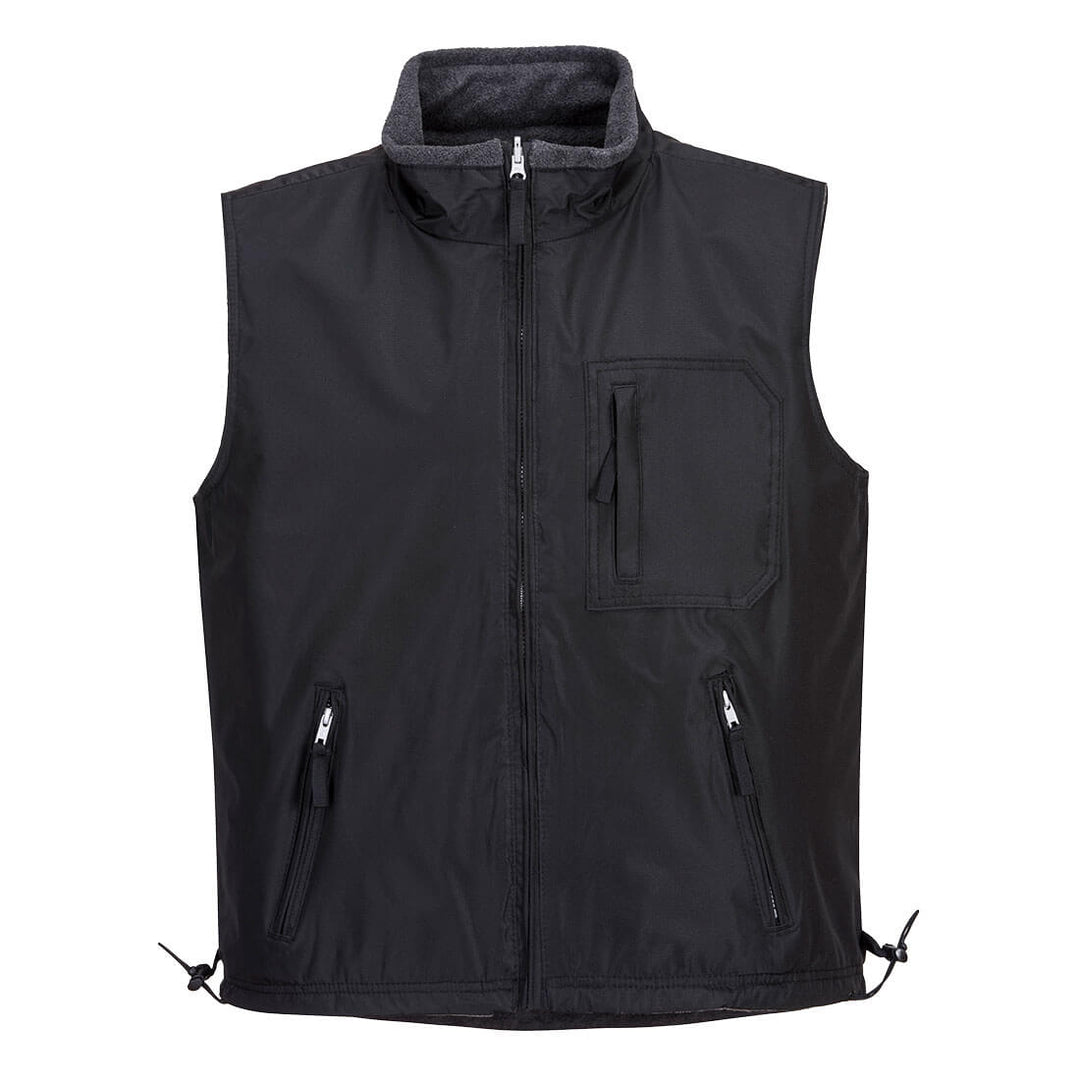 Portwest S418 RS Reversible Bodywarmer 1#colour_black