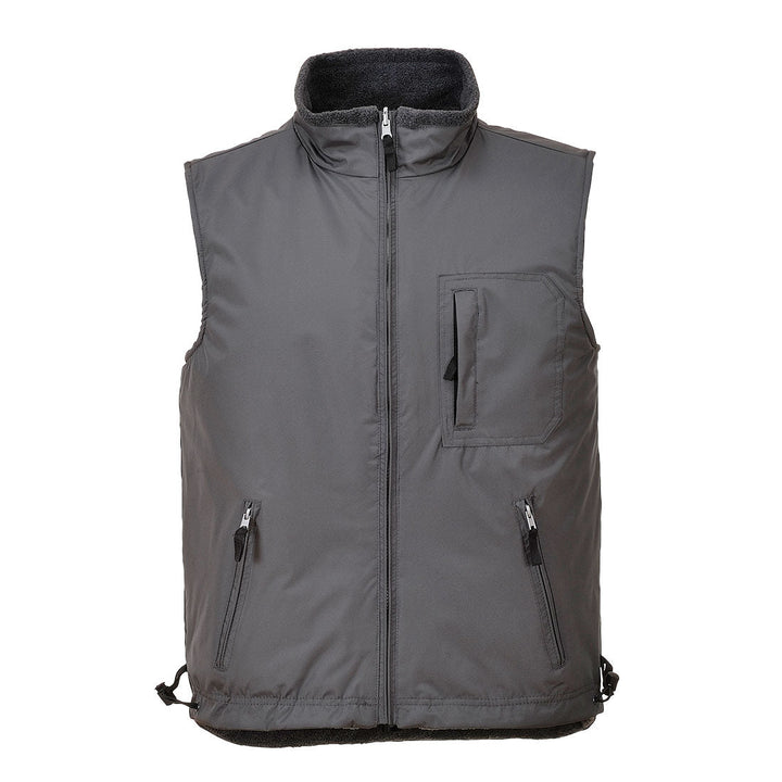 Portwest S418 RS Reversible Bodywarmer 1#colour_grey