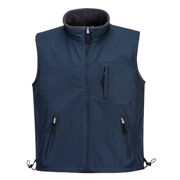 Portwest S418 RS Reversible Bodywarmer 1#colour_navy