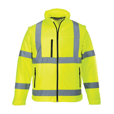 Portwest S428 Hi Vis Softshell Jacket (3L) 1#colour_yellow