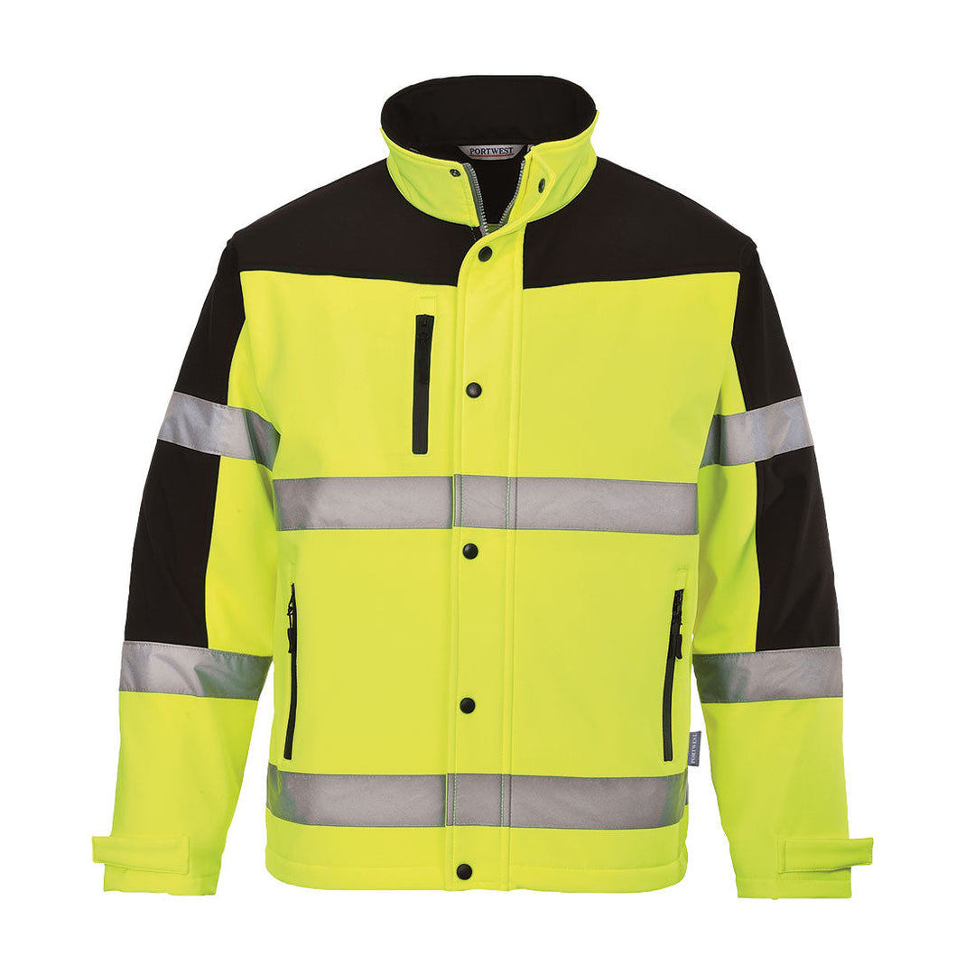 Portwest S429 Two Tone Softshell Jacket (3L) 1#colour_yellow