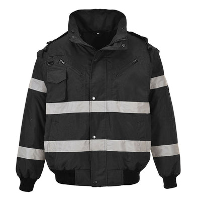 Portwest S435 Iona 3 in 1 Bomber Jacket 1#colour_black