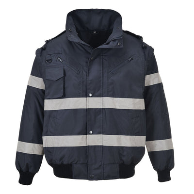 Portwest S435 Iona 3 in 1 Bomber Jacket 1#colour_navy