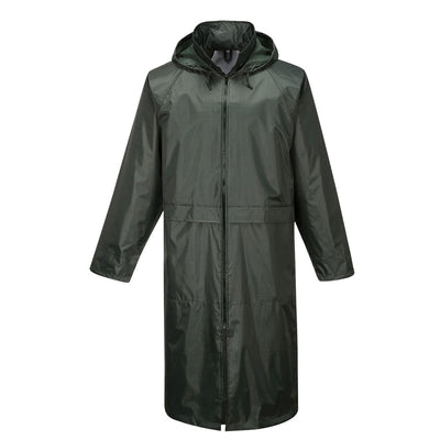 Portwest S438 Classic Adult Rain Coat 1#colour_olive-green