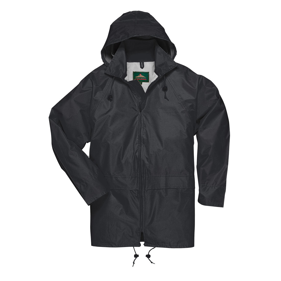 Portwest S440 Classic Rain Jacket 1#colour_black 2#colour_black