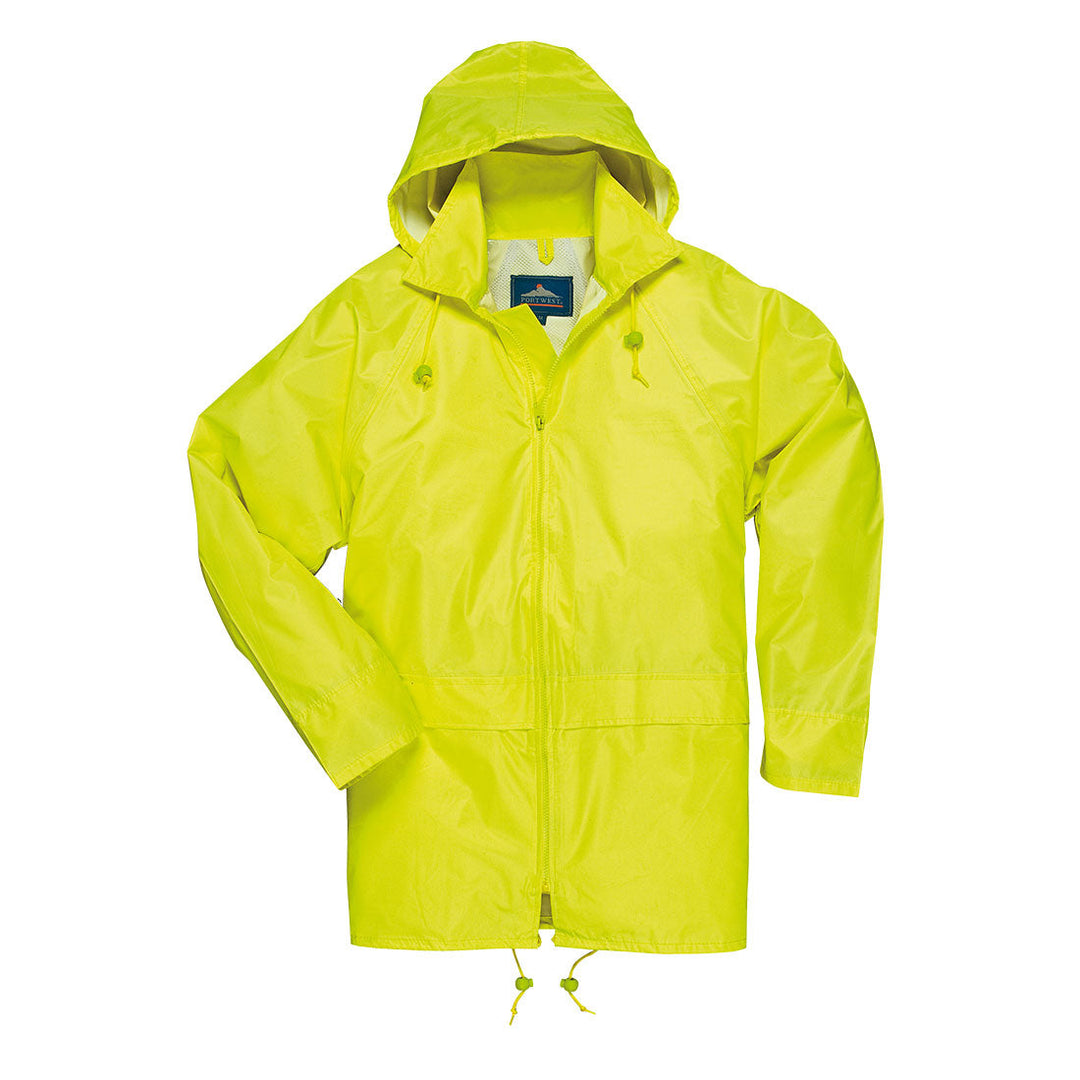 Portwest S440 Classic Rain Jacket 1#colour_yellow 2#colour_yellow