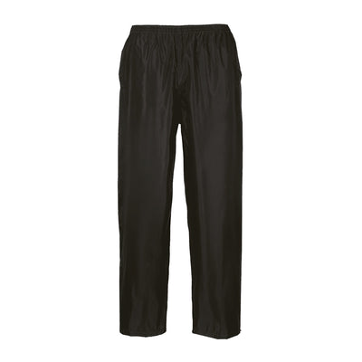 Portwest S441 Classic Adult Rain Trousers 1#colour_black