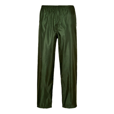 Portwest S441 Classic Adult Rain Trousers 1#colour_olive-green