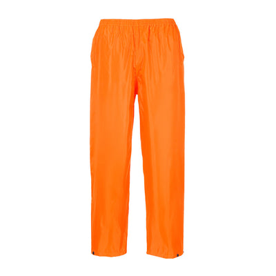 Portwest S441 Classic Adult Rain Trousers 1#colour_orange