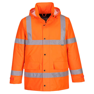 Portwest S460 Hi Vis Traffic Jacket 1#colour_orange