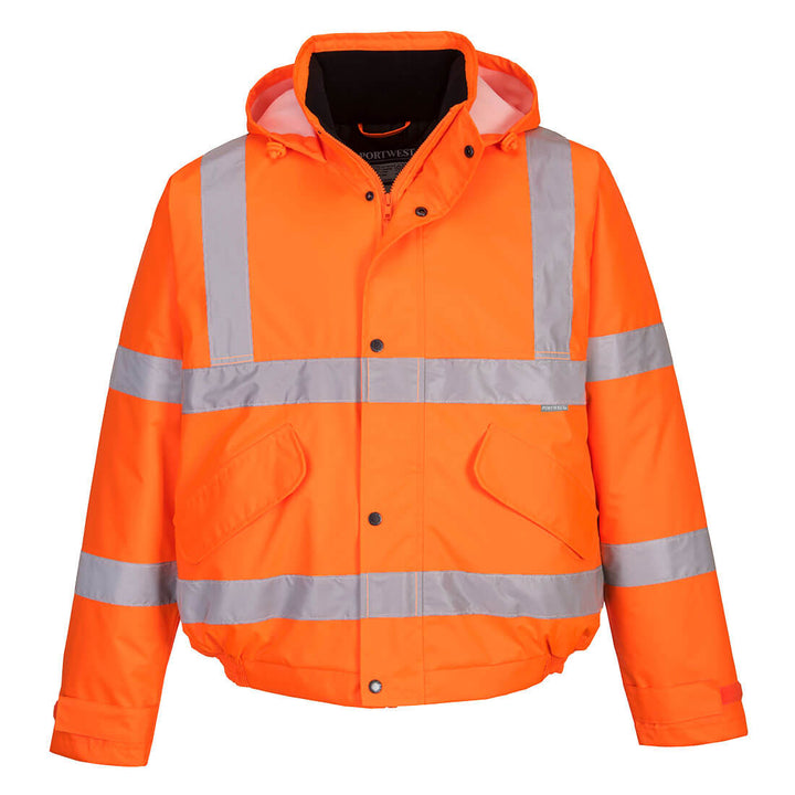 Portwest S463 Hi Vis Bomber Jacket 1#colour_orange