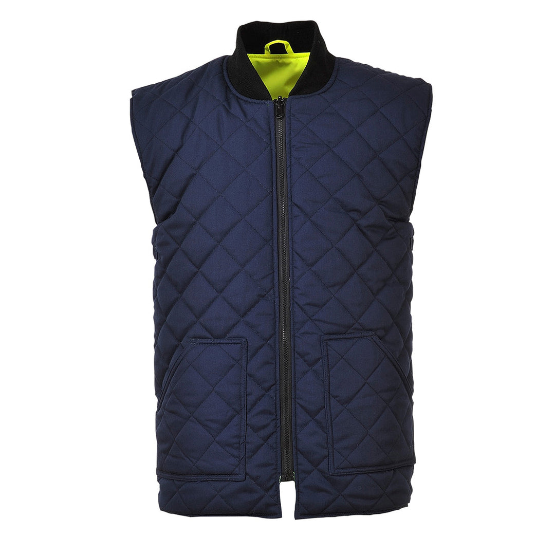 Portwest S471 Hi Vis 4-in-1 Contrast Traffic Jacket 1#colour_yellow-navy 2#colour_yellow-navy 3#colour_yellow-navy