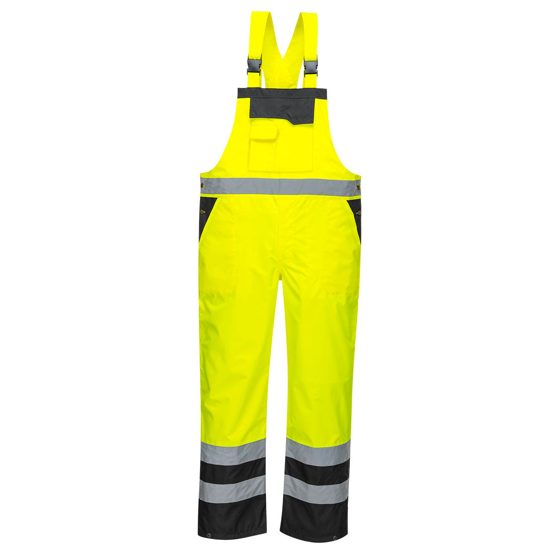 Portwest S488 Contrast Hi Vis Bib & Brace - Unlined 1