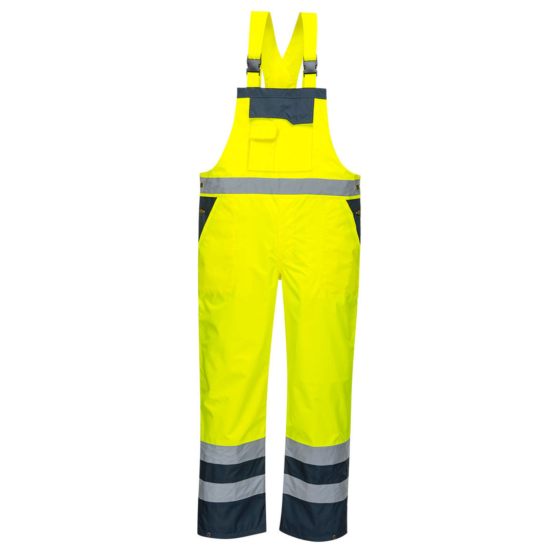 Portwest S488 Contrast Hi Vis Bib & Brace - Unlined 1