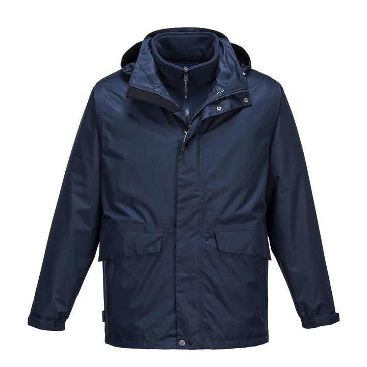 Portwest S507 Argo Breathable 3 in 1 Jacket 1#colour_navy