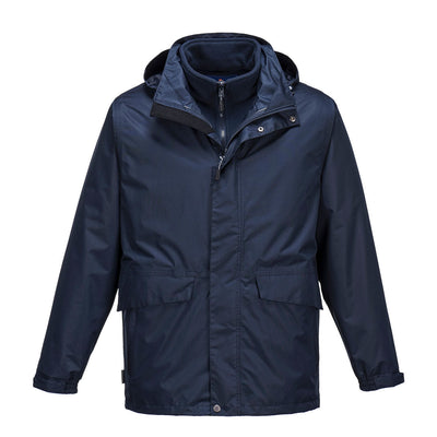 Portwest S507 Argo Breathable 3 in 1 Jacket 1#colour_navy