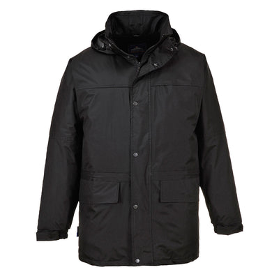 Portwest S523 Oban Fleece Lined Jacket 1#colour_black
