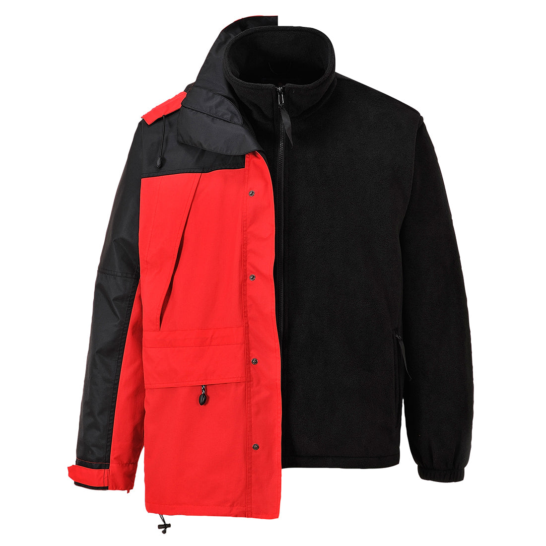Portwest S532 Orkney 3 in 1 Breathable Jacket 1#colour_red 2#colour_red