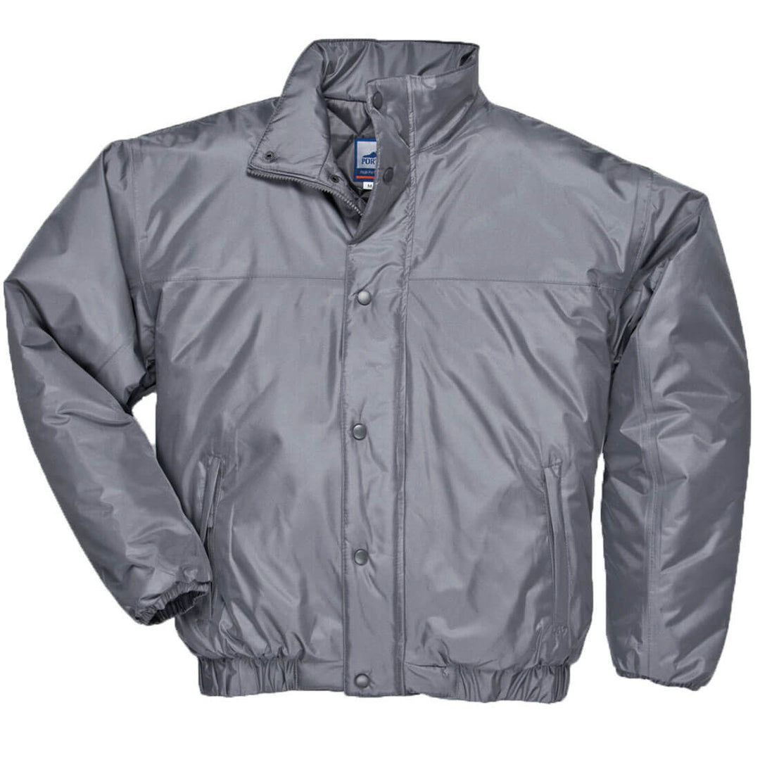 Portwest S533 Falkirk Bomber Jacket Grey Main#colour_grey