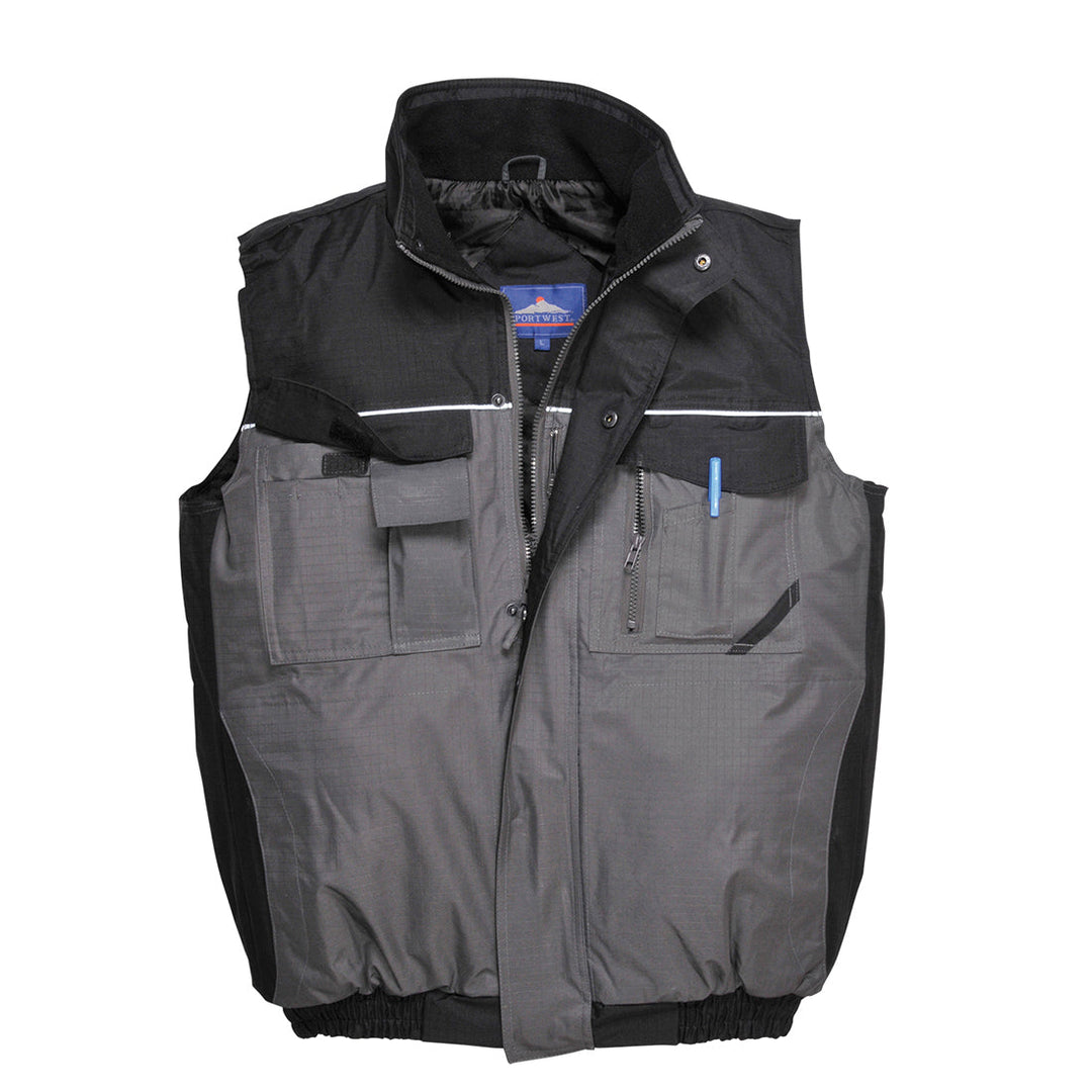 Portwest S560 RS Two-Tone Bodywarmer 1#colour_black-grey