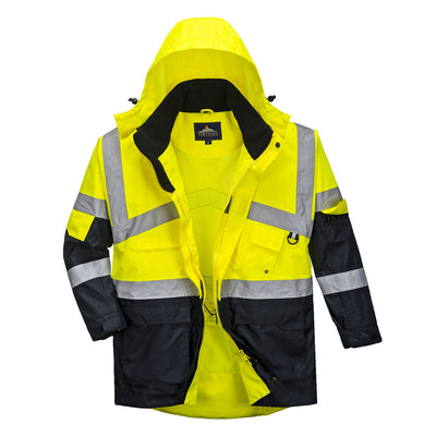 Portwest S760 Hi Vis 2-Tone Breathable Jacket 1#colour_yellow-navy