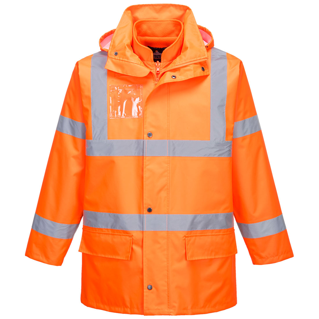 Portwest S765 Hi Vis Essential 5-in-1 Jacket 1#colour_orange