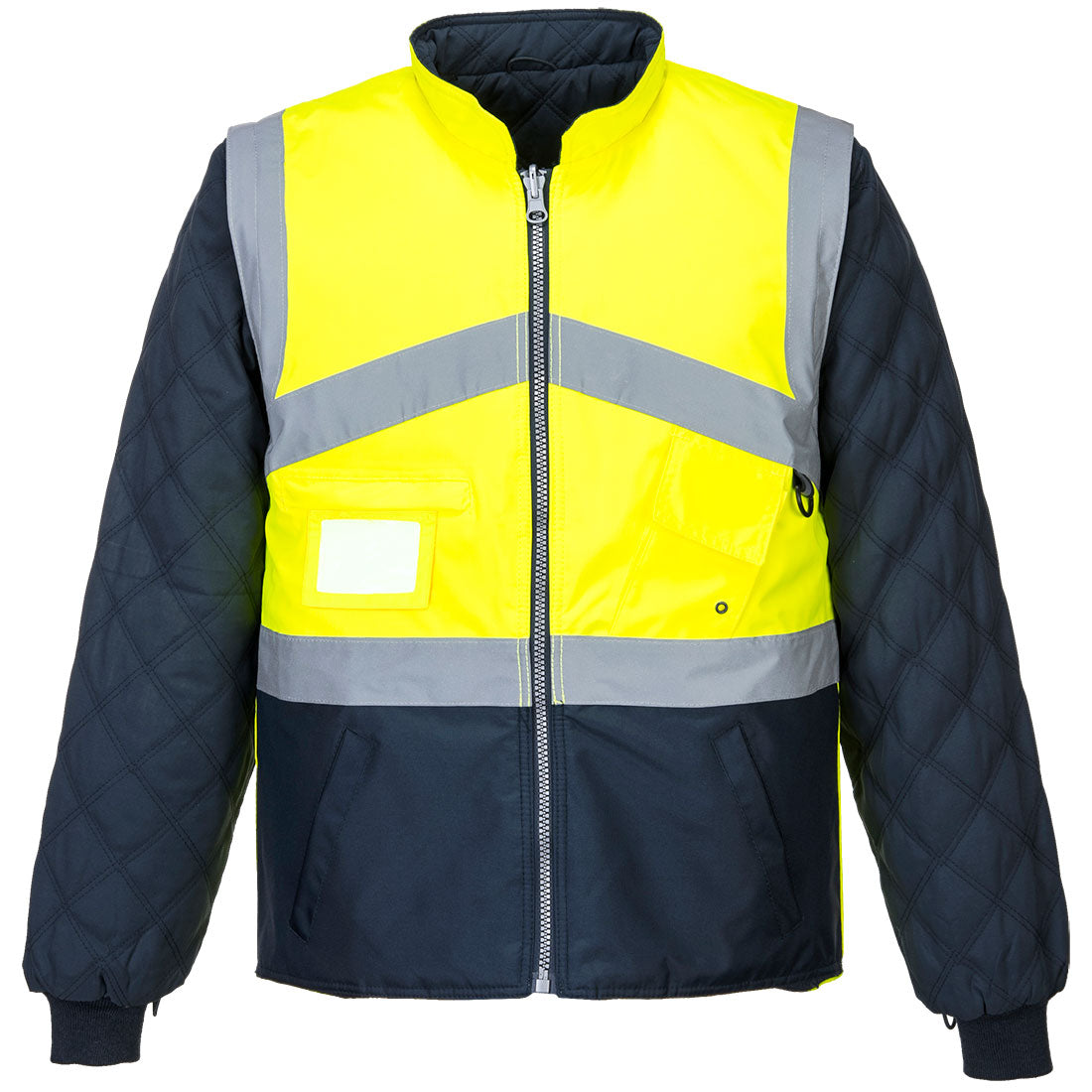 Portwest S769 Hi Vis 2-Tone Jacket - Reversible 1#colour_yellow-navy