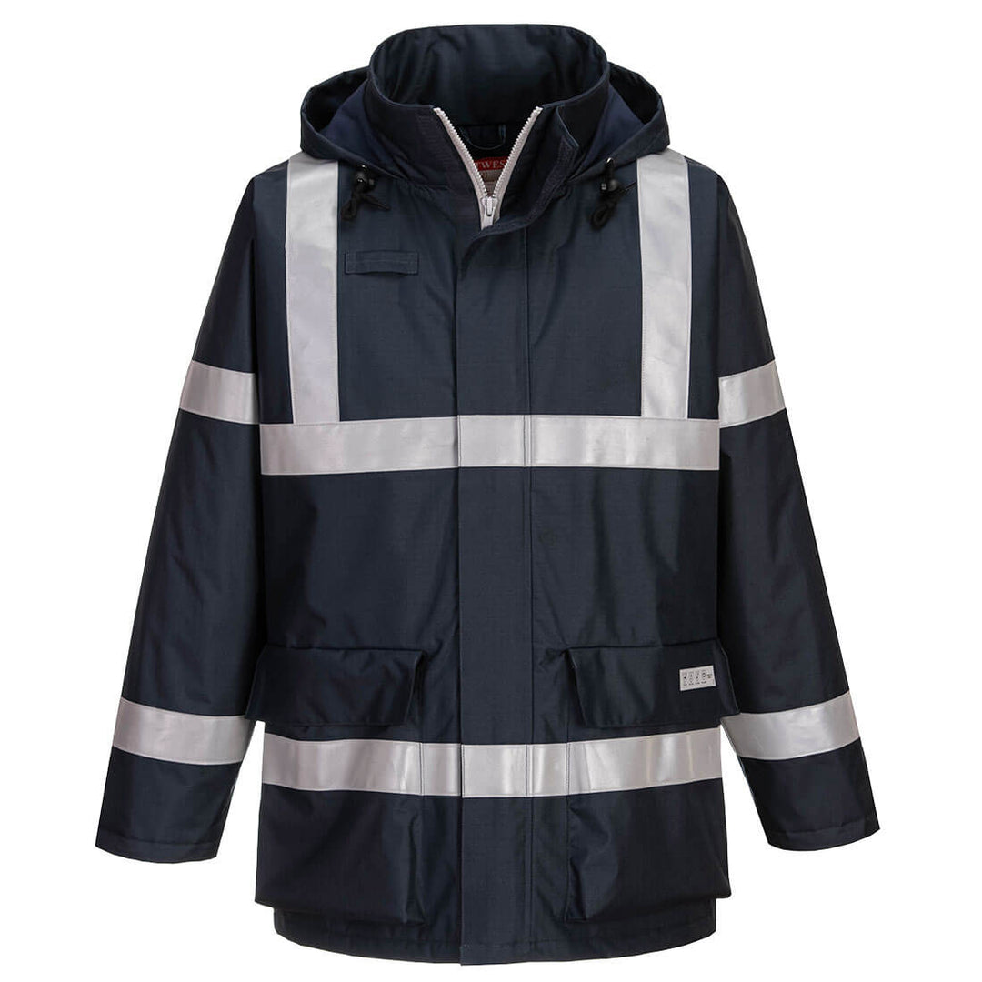 Portwest S785 Bizflame Rain Anti-Static FR Jacket 1#colour_navy