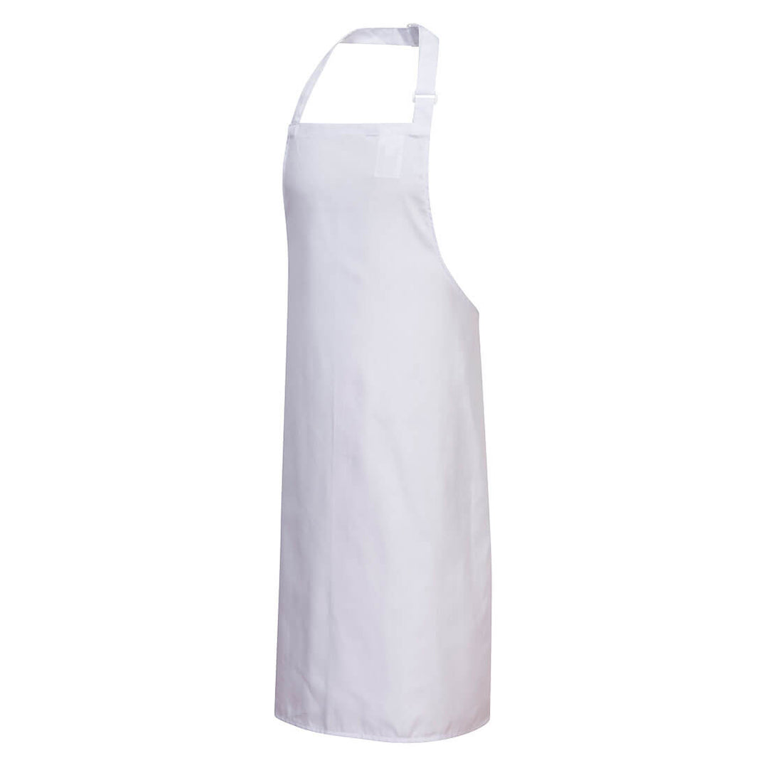 Portwest S841 PolyCotton Chefs Bib Apron 1#colour_white