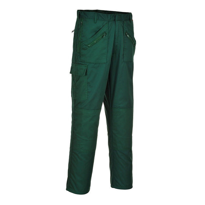 Portwest S887 Action Trousers 1#colour_bottle-green 2#colour_bottle-green