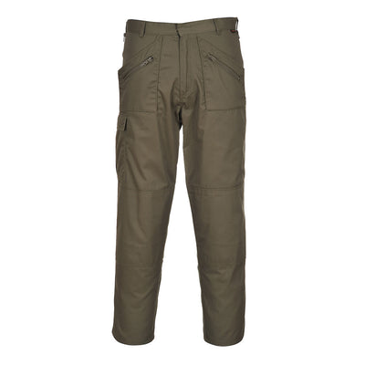 Portwest S887 Action Trousers 1#colour_olive-green