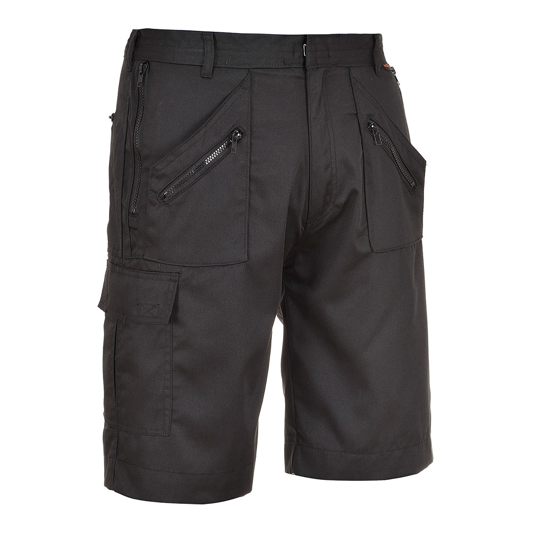 Portwest S889 Action Shorts 1#colour_black 2#colour_black