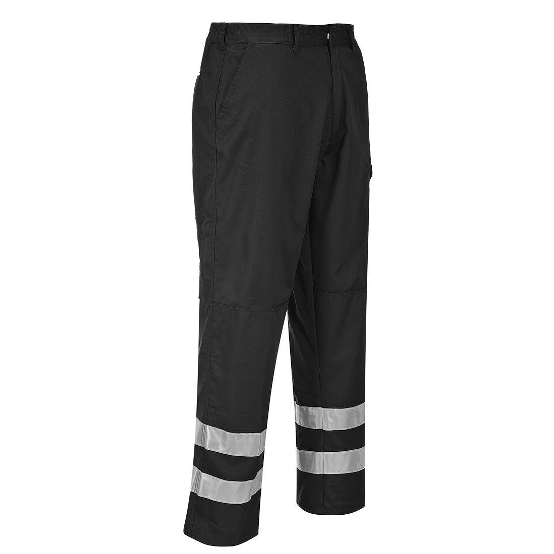 Portwest S917 Iona Safety Combat Trousers 1#colour_black 2#colour_black