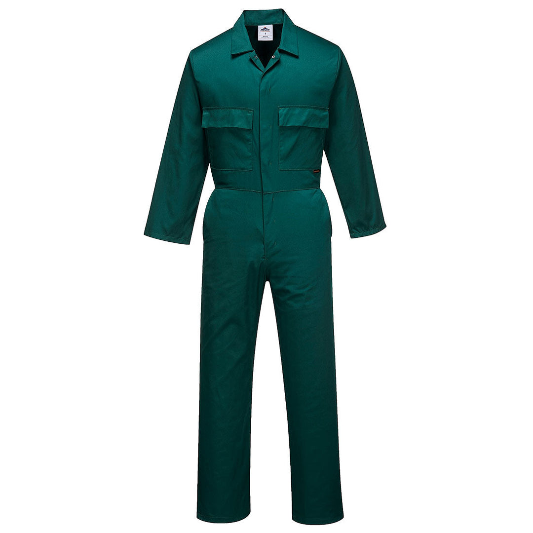 Portwest S999 Euro Work Coveralls 1#colour_bottle-green 2#colour_bottle-green