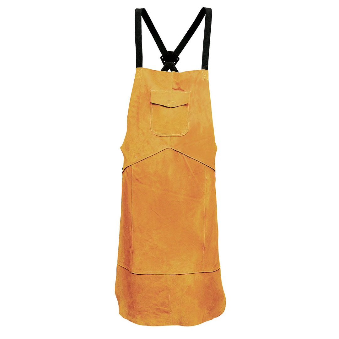 Portwest SW10 Leather Welding Apron 1#colour_tan