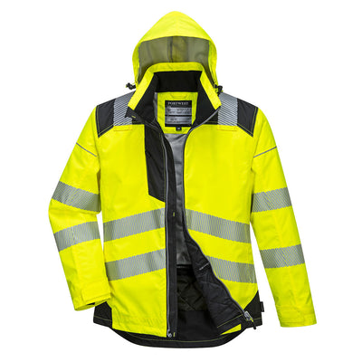Portwest T400 PW3 Hi Vis Winter Jacket 1#colour_yellow-black 2#colour_yellow-black