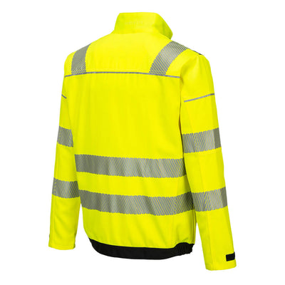Portwest T500 PW3 Hi Vis Work Jacket 1#colour_yellow-black 2#colour_yellow-black 3#colour_yellow-black