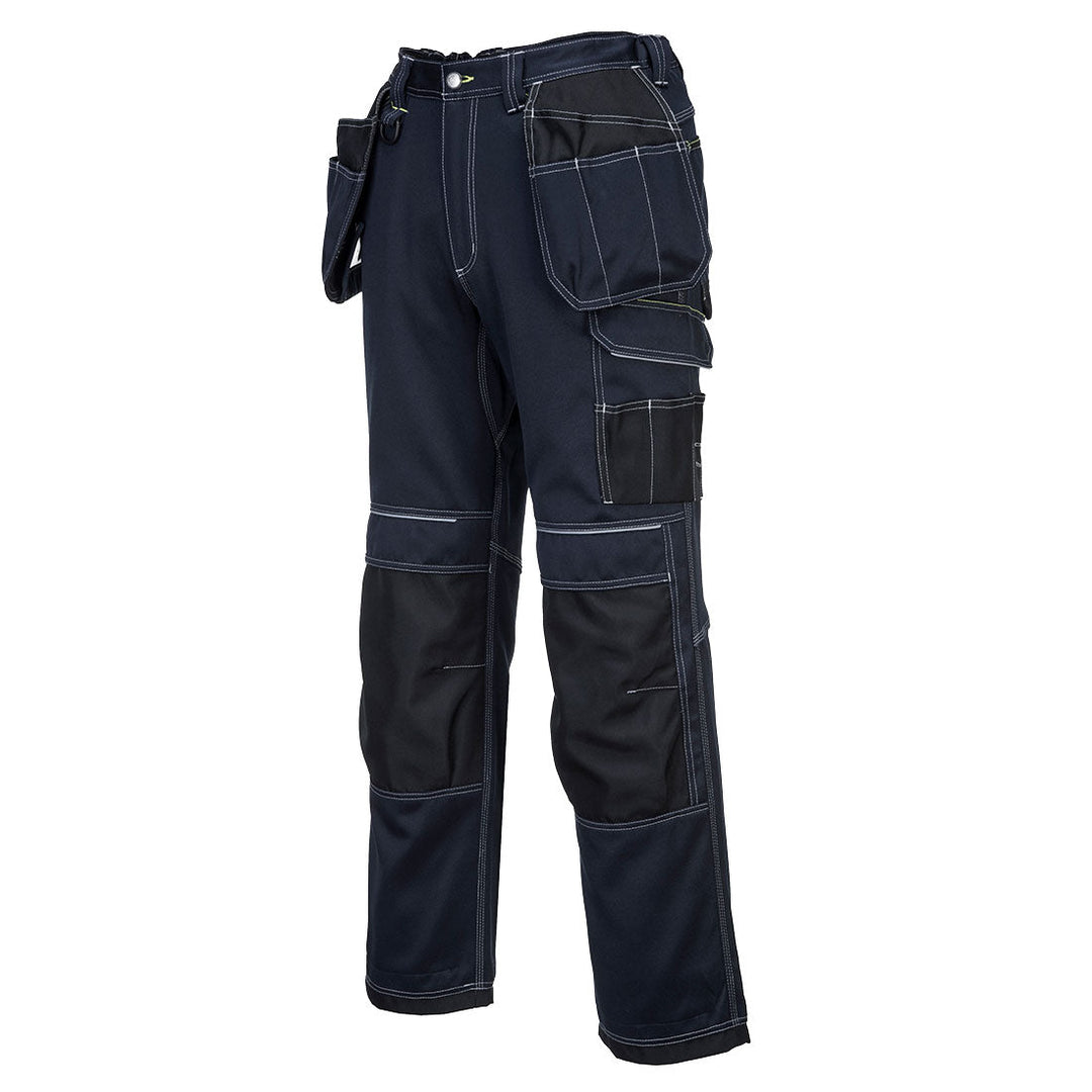 Portwest T602 PW3 Holster Work Trousers 1#colour_navy-black 2#colour_navy-black