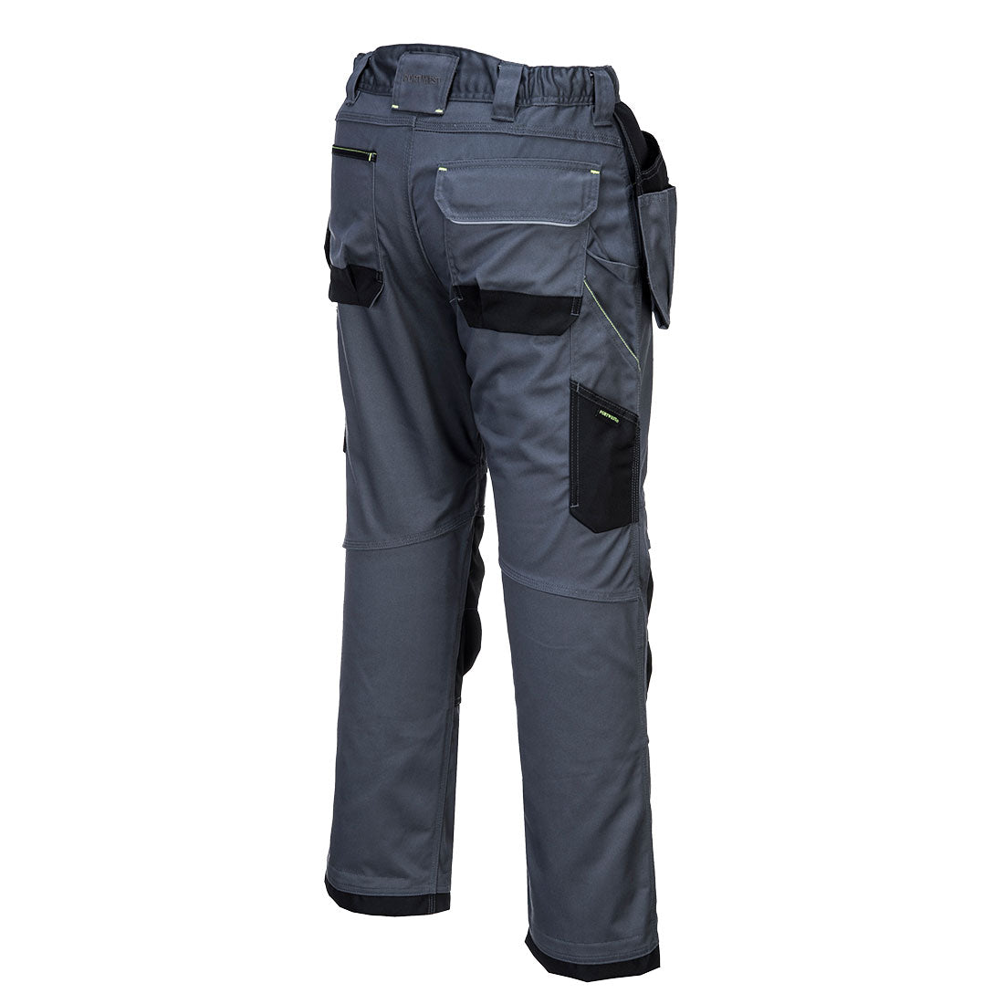 Portwest T602 PW3 Holster Work Trousers 1#colour_zoom-grey-black 2#colour_zoom-grey-black 3#colour_zoom-grey-black