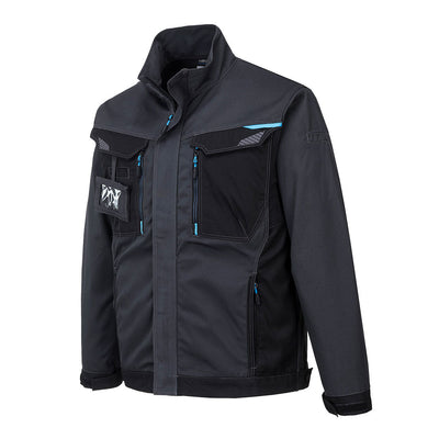 Portwest T703 WX3 Work Jacket 1#colour_metal-grey 2#colour_metal-grey 3#colour_metal-grey