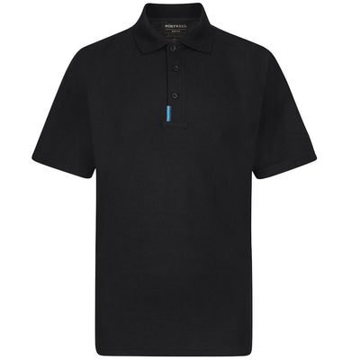 Portwest T720 WX3 Polo Shirt 1#colour_black