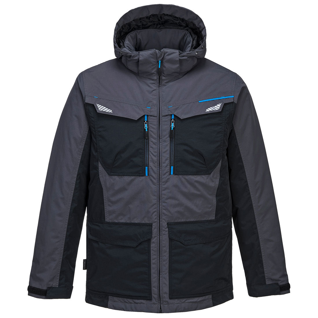 Portwest T740 WX3 Winter Jacket 1#colour_metal-grey