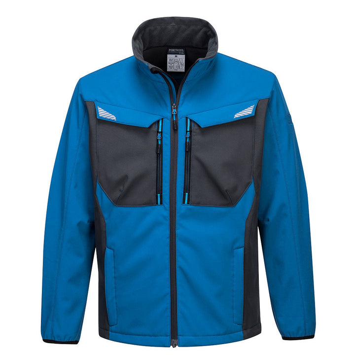 Portwest T750 WX3 Softshell Jacket 1#colour_persian-blue