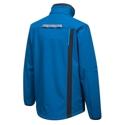 Portwest T750 WX3 Softshell Jacket 1#colour_persian-blue 2#colour_persian-blue 3#colour_persian-blue