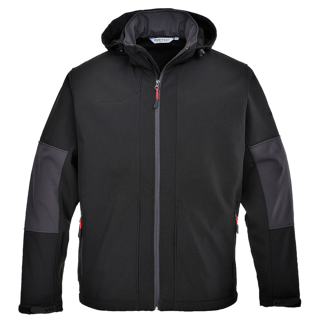 Portwest TK53 Softshell with Hood (3L) 1#colour_black