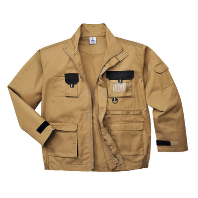 Portwest TX10 Texo Contrast Jacket 1#colour_epic-khaki