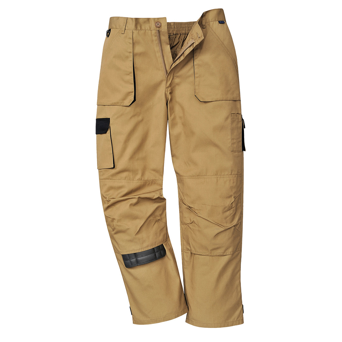 Portwest TX11 Texo Contrast Trousers 1#colour_epic-khaki 2#colour_epic-khaki